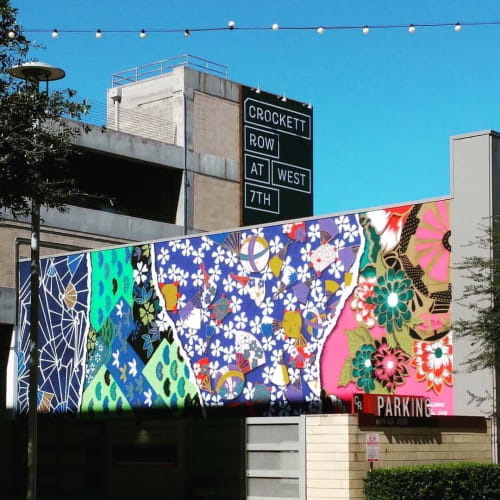 Tomeko's Pretty Paper | Street Murals by Chris Bingham | Crockett Row at West 7th in Fort Worth