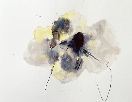 Dried orchid II | Paintings by HEIDY GONZALEZ - GONZALEZ ART DESIGN