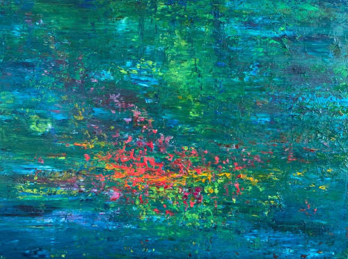 Twinkles | Oil And Acrylic Painting in Paintings by Checa Art