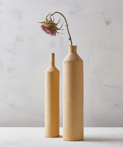 Yellow Ceramic Vessels | Vase in Vases & Vessels by ShellyClayspot