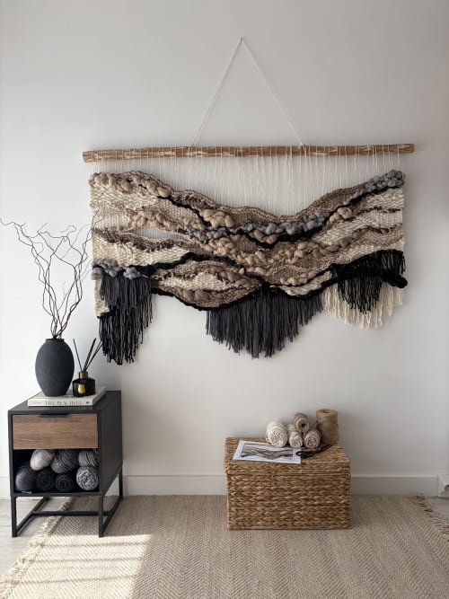 Woven Tapestry "Balance" | Wall Hangings by Tissage Sauvage