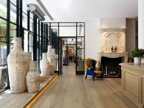 Beaded Vases | Vases & Vessels by Mud Studio, South Africa | Ham Yard Hotel in London