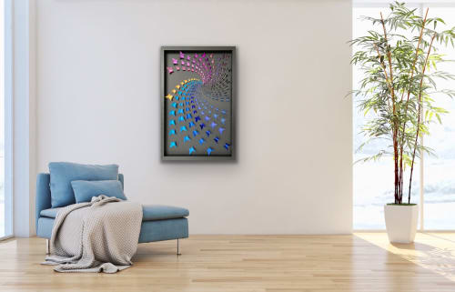 Rainbow Swirl - butterfly art | Wall Sculpture in Wall Hangings by Lorna Doyan