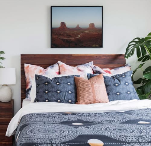 Smoky Watercolor Desert | Linens & Bedding by Ninola Design | Deny Designs in Englewood