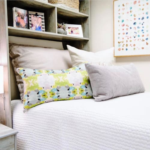 Lawsons Park Green Fabric | Pillows by Laura Park Designs