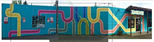 Curves | Street Murals by Victoria Wagner