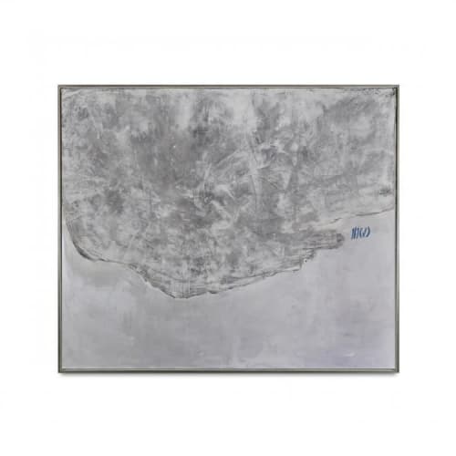 Cieli Grigi E Blu Delle Nuvole III | Oil And Acrylic Painting in Paintings by Kim Fonder