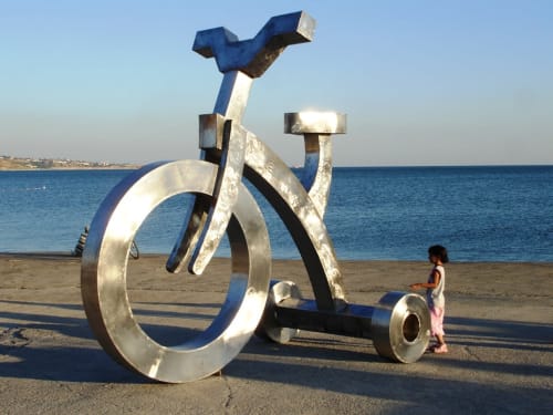 “3 wheels” | Public Sculptures by Kemal Tufan