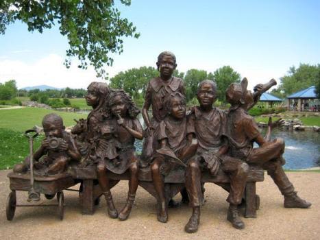 Snapshot by Jane DeDecker, NSG | Public Sculptures by JK Designs and the National Sculptors' Guild | Addenbrooke Park in Lakewood