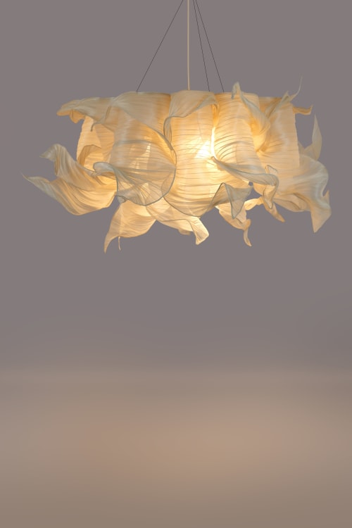 Fabric Pendant Light Nebula Grande 100cm by Studio Mirei | Pendants by Costantini Design