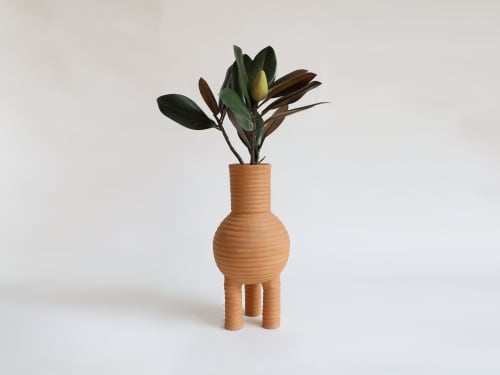 Three Legged Terracotta Vase