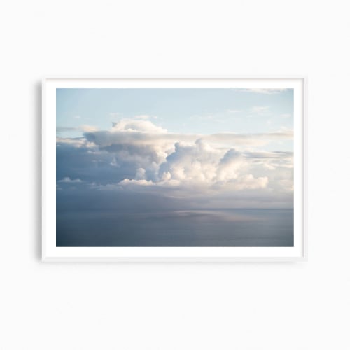 Coastal wall art, 'Clouds over the Ionian Sea' photograph | Photography by PappasBland
