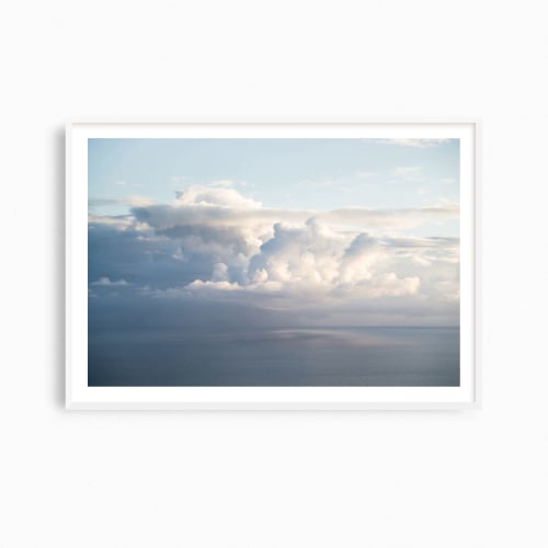 Coastal wall art, "Clouds over the Ionian Sea" photograph | Photography by PappasBland