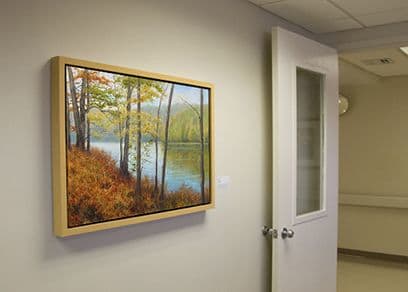 Beyond III oil on canvas by Liron | Paintings by Liron | Hackensack University Medical Center Emergency Room in Hackensack