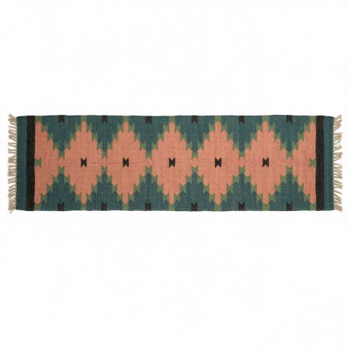 Handwoven Wool Stair, Hallway, Entryway Runner Rug | Rugs by Evergreen Carpets