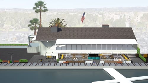 Tony P's Dockside Grill by Verdego Design, LLC. seen at Tony P's