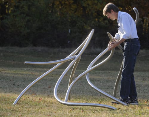Duet in Stainless #5 | Public Sculptures by Dave Caudill