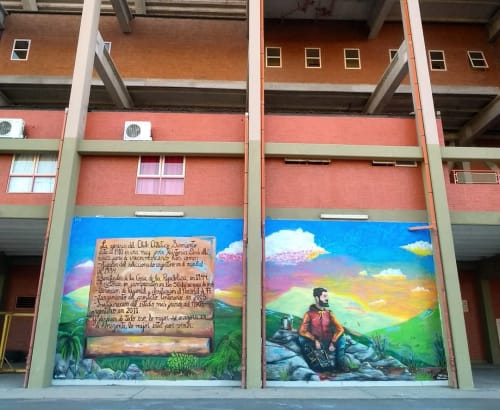 Commisioned mural | Street Murals by Vitones | Estadio Centenario in Resistencia