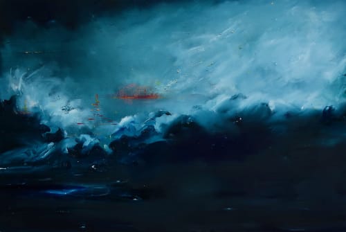 I hear the unspeakable | Oil And Acrylic Painting in Paintings by Nilou Farzam | Bankhead Theater in Livermore