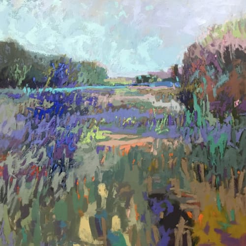 Color Field #45 | Paintings by Jane Schmidt ArtWorks | Riverview Station in Asheville