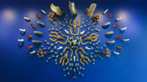 Radiolarian | Art & Wall Decor by Kelly Limerick | Facebook APAC HQ in Singapore