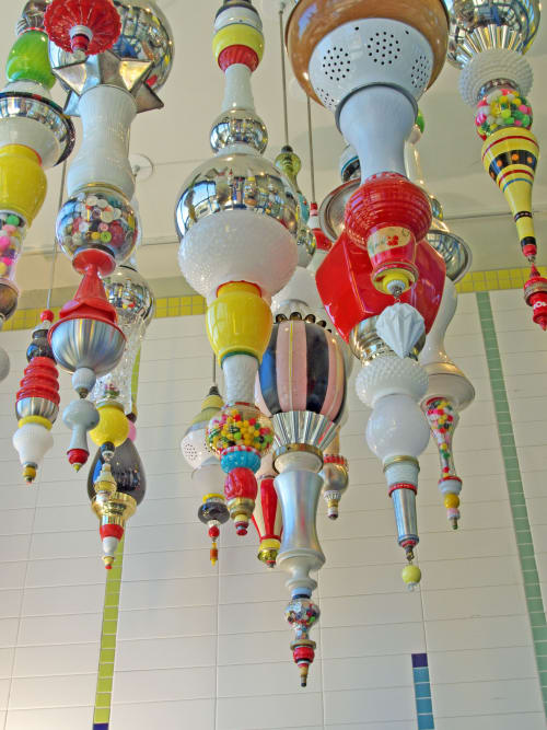 Pixie Mix | Sculptures by Kirsten Hassenfeld | PS 94 Kings College School in Bronx