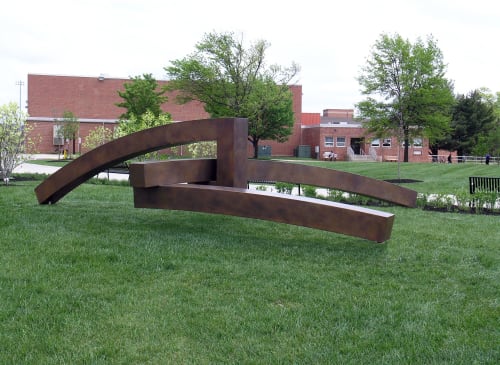 The Test of Time | Public Sculptures by John E. Bannon | Rowan University in Glassboro