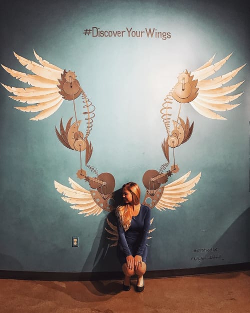 Discover Your Wings | Murals by Art by Andrea Ehrhardt | Discovery Center of Springfield in Springfield