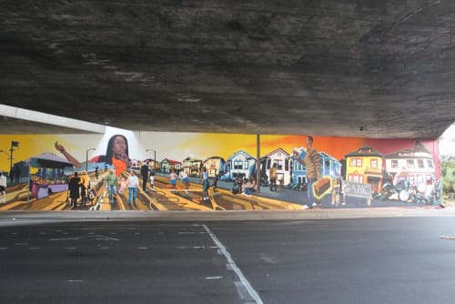 Super Heroes Mural #1 | Street Murals by Lindsey Millikan