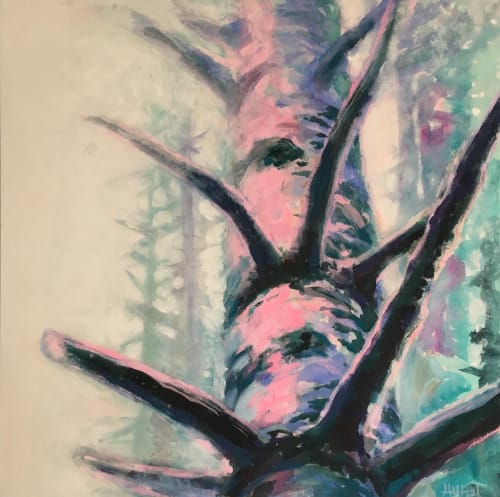 Bright Spruce paintings | Paintings by Helen Utsal | PI Creative Art | PI Fine Art in Toronto