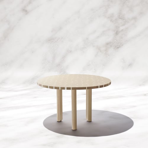 White Oak Round Dining Table | Tables by HACHI COLLECTIONS