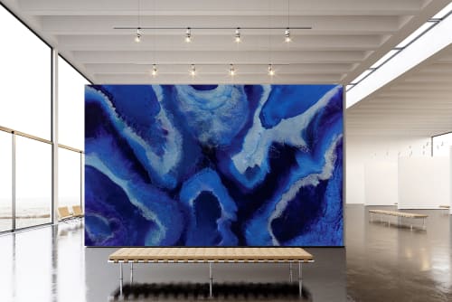 Jewel of Capri Wallpaper Mural | Wall Treatments by MELISSA RENEE fieryfordeepblue  Art & Design