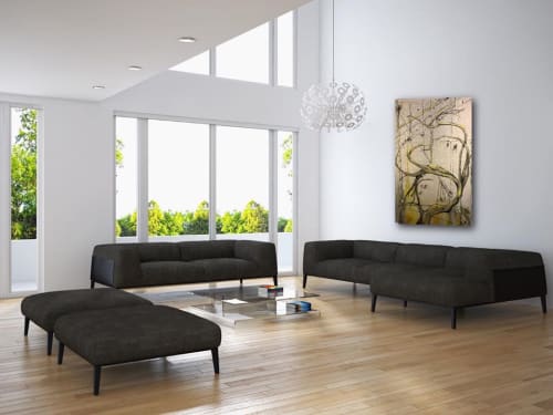 Writhing Maple | Oil And Acrylic Painting in Paintings by The Mink Gallery