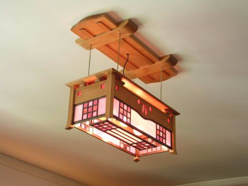 Hanging Light Box | Lighting by Kevin Rodel Furniture & Design Studio