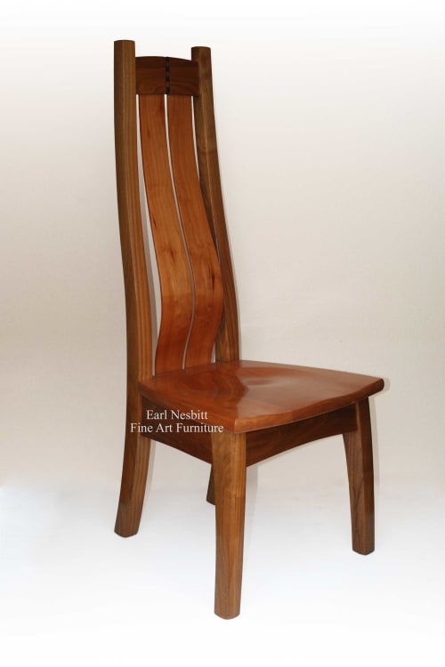 Split Chair | Chairs by Earl Nesbitt Fine Furniture LLC