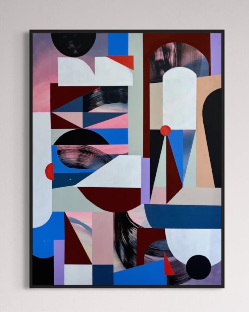 "Sailing Through" Original acrylic painting - 90 x 100 cm | Oil And Acrylic Painting in Paintings by Jilli Darling