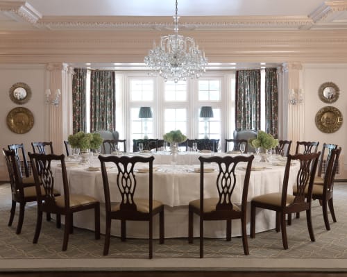 Claremont Stacking Chair | Chairs by Eustis Chair | Cherokee Town & Country club in Atlanta