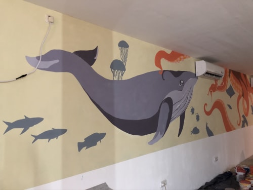 The Whale and The Octopus by Galih Sakti seen at Fish  