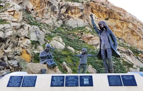 Monument to Families of Lost Morro Bay Fishermen | Public Sculptures by Elizabeth MacQueen