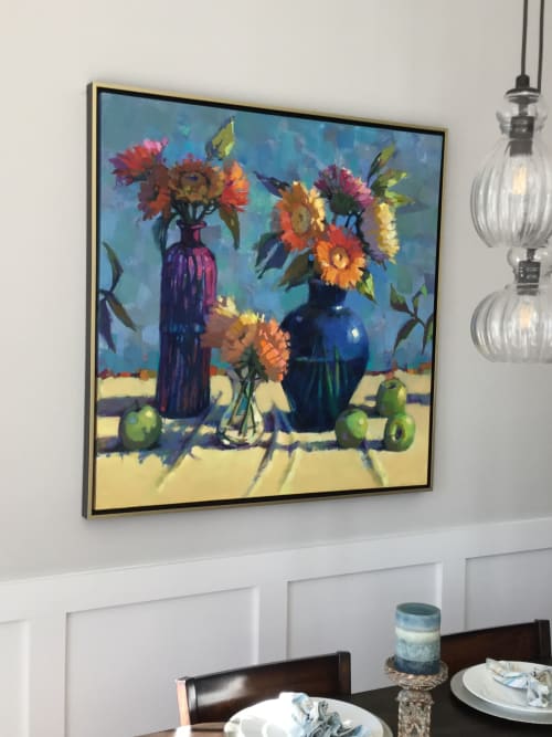 Collector's Dining Room | Art Curation by Trisha Adams
