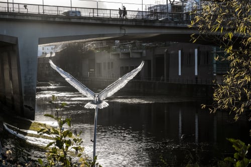 Heron | Public Sculptures by jon voss studio