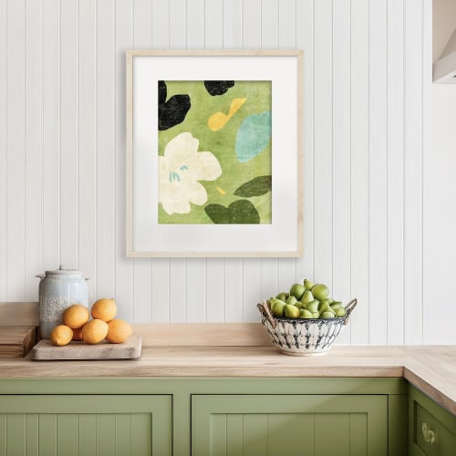 Contemporary Minimalist Floral Fine Art Print-UNFRAMED | Prints by Suzanne Nicoll Studio