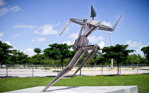 The Giants Of Belen  SPORTS SERIES | Public Sculptures by Rafael Consuegra Sculptor | Belen Jesuit Preparatory School in Miami