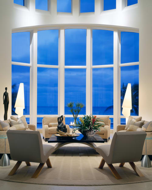 Oceanfront Contemporary Living | Interior Design by alene workman interior design