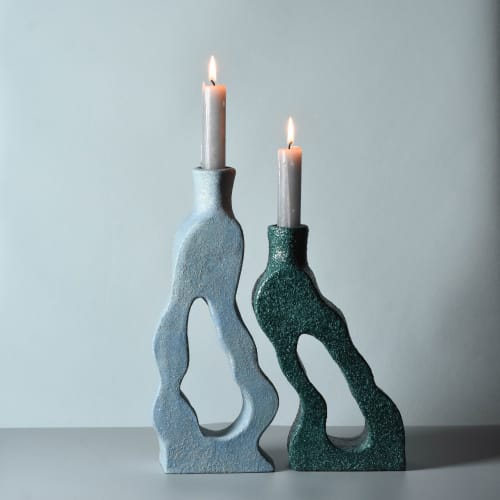 "Pair" candle holders