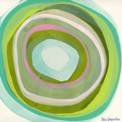 All of the Colors: Green | Paintings by Claire Desjardins