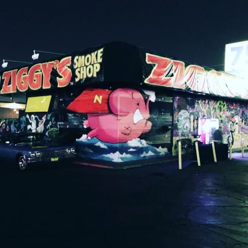 Ziggy S Smoke Shop Mural By Angelonce Seen At Ziggy S Smoke Shop Westminster Wescover