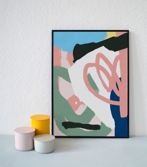 "Slightly" signed art print - Size: A3, Framed | Prints by Jilli Darling