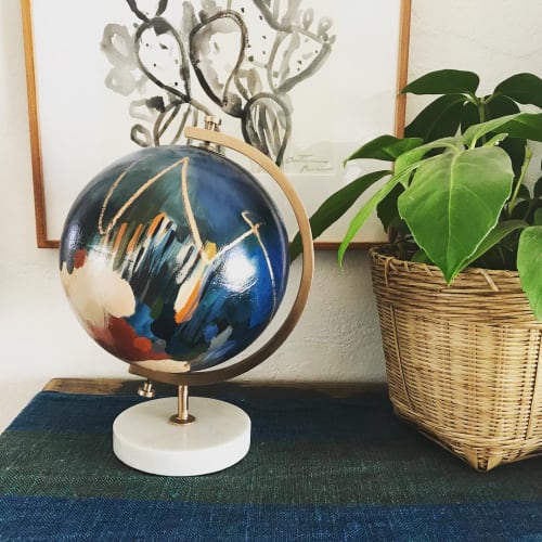 Globe Painting | Paintings by Jennifer McHugh