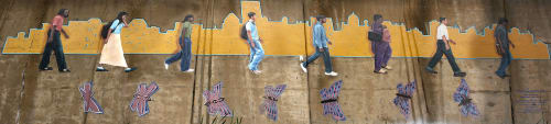 Walk on Through | Street Murals by Gerard Tonti
